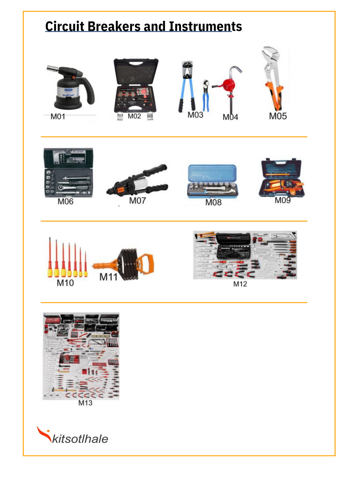 Circuit Breaker and Instruments